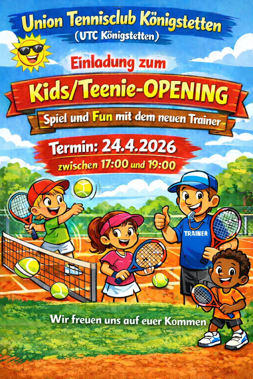 Kids/Tennis Opening am 24.4.2026